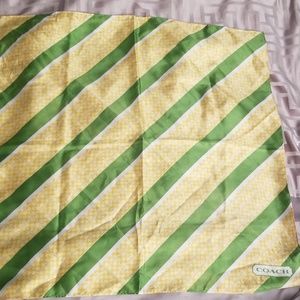 Coach silk scarf